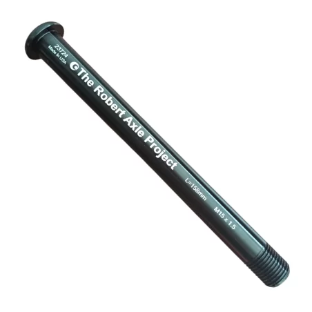 Front Thru Axle 15 mm x 158 mm Length x M15x 1.5 Thread Pitch