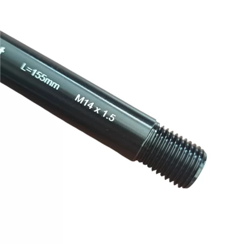 Front Thru Axle LIG504 15 mm x 155 mm Length x M14x 1.5 Thread Pitch