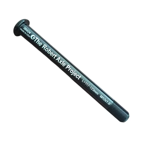 Front Thru Axle 12 mm x 117/123 mm Length x M12x 1.0 Thread Pitch