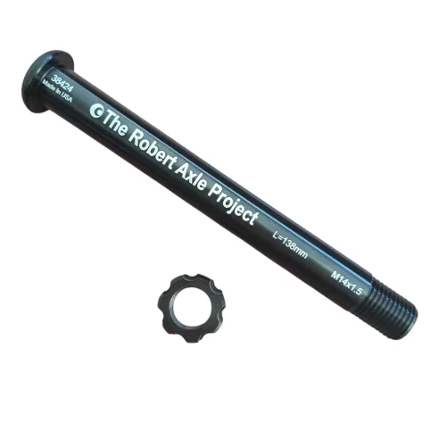 LIG509.F Front Thru Axle 15 mm x 138 mm Length x M14x 1.5 Thread Pitch with RAT nut