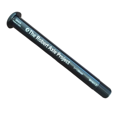 Front Thru Axle 15 mm x 138 mm Length x M14x 1.5 Thread Pitch with RAT nut