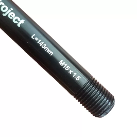 Front Thru Axle LIG513 15 mm x 142 mm Length x M15x 1.5 Thread Pitch