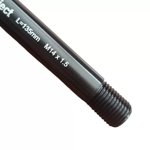 Front Thru Axle LIG514 15 mm x 135 mm Length x M14x 1.5 Thread Pitch