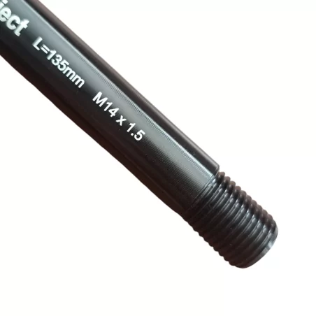 Front Thru Axle LIG514 15 mm x 135 mm Length x M14x 1.5 Thread Pitch
