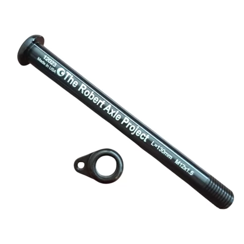 LIG519.C Front Thru Axle 12 mm x 130 mm Length x M12 x 1.0 Thread Pitch for Cervelo R.A.T. Equipped Forks