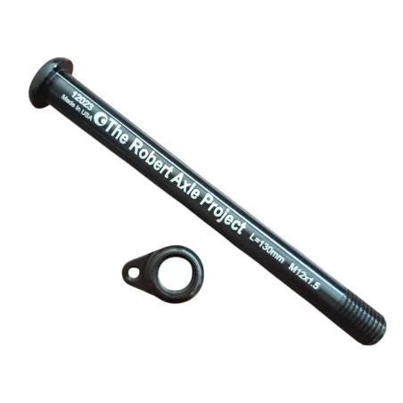 LIG519.C Front Thru Axle 12 mm x 130 mm Length x M12 x 1.0 Thread Pitch for Cervelo R.A.T. Equipped Forks