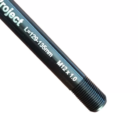 Front Thru Axle LIG523 12 mm x 129/135 mm Length x M12 x 1.0 Thread Pitch