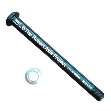 LIG523 Front Thru Axle 12 mm x 129/135 mm Length x M12 x 1.0 Thread Pitch