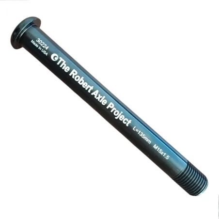 Front Thru Axle 15 mm x 135 mm Length x M15 x 1.5 Thread Pitch