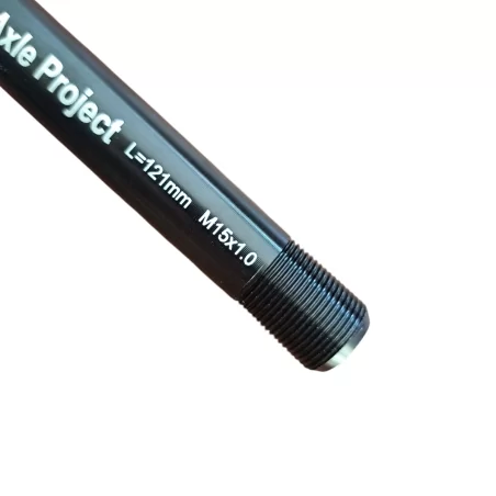Front Thru Axle LIG522 15 mm x 121 mm Length x M15 x 1.0 Thread Pitch