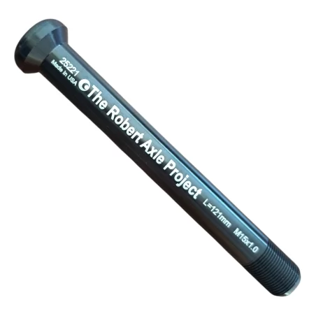 Front Thru Axle 15 mm x 121 mm Length x M15 x 1.0 Thread Pitch