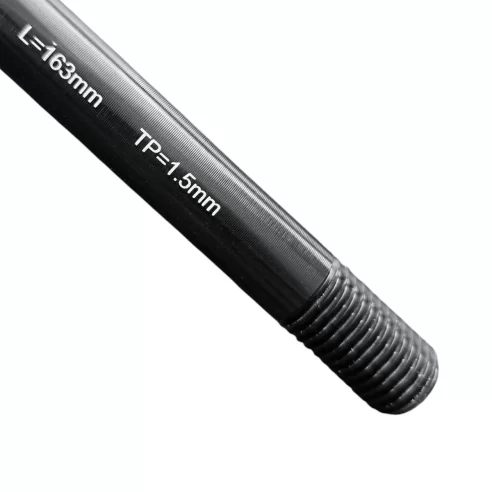 Rear Thru Axle LIG628 12 mm x 163 mm Length x M12 x 1.5 Thread Pitch