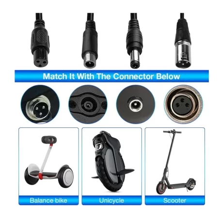 B0CBTQ16H2, JIZZU E-scooter charger, 42V-2A