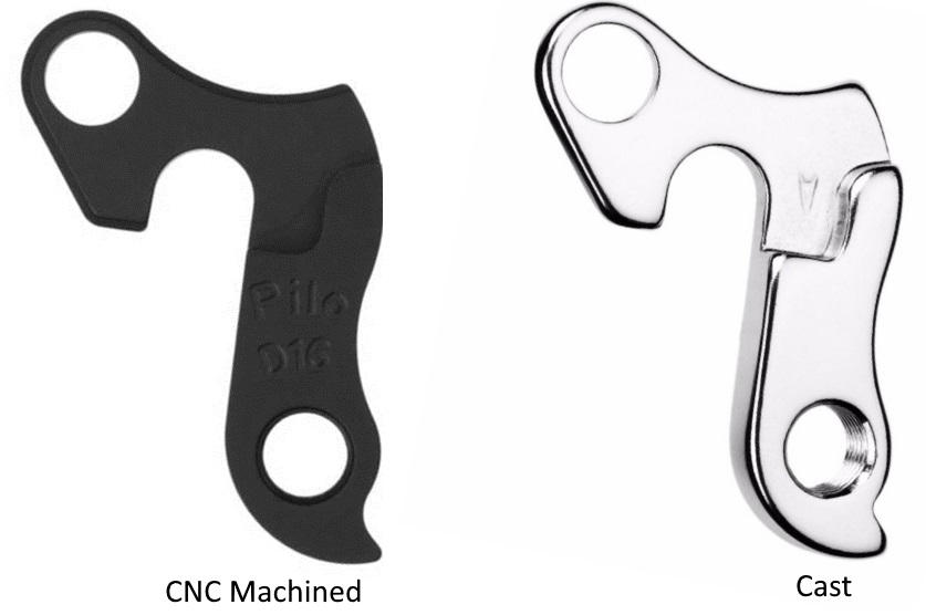 CNC derailleur hanger vs Cast derailleur hanger