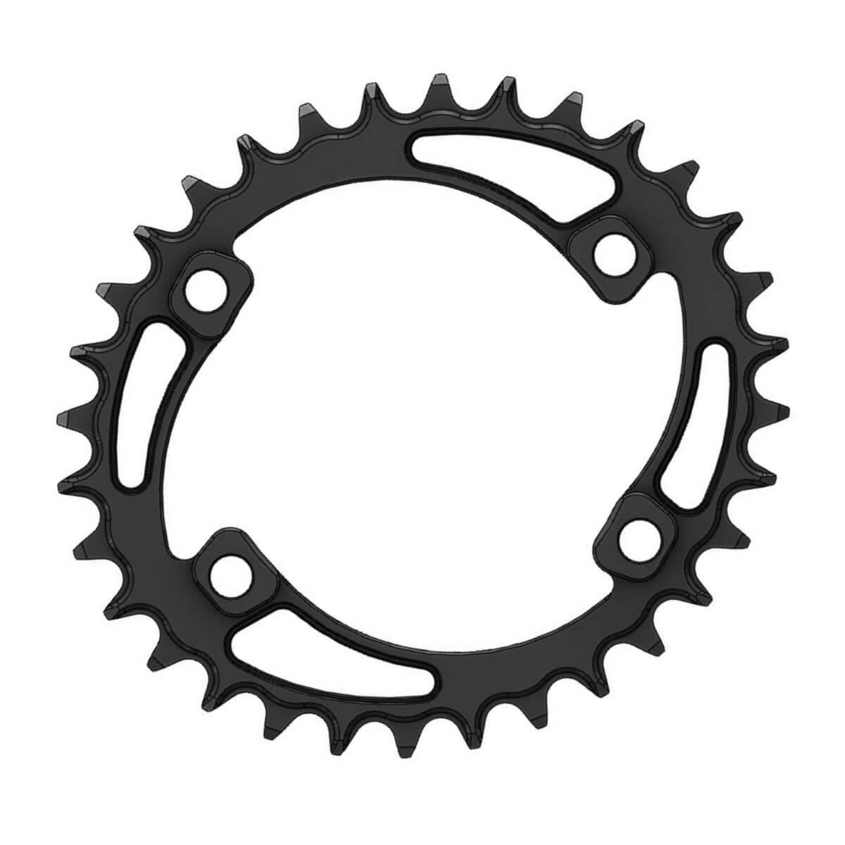 asymmetric chainring