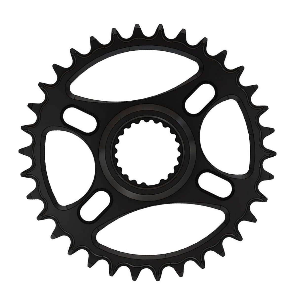 Pilo Chainring Elliptic Narrow Wide 32T for Shimano direct.Fits XTR M9100 1x12 crank - Elanus