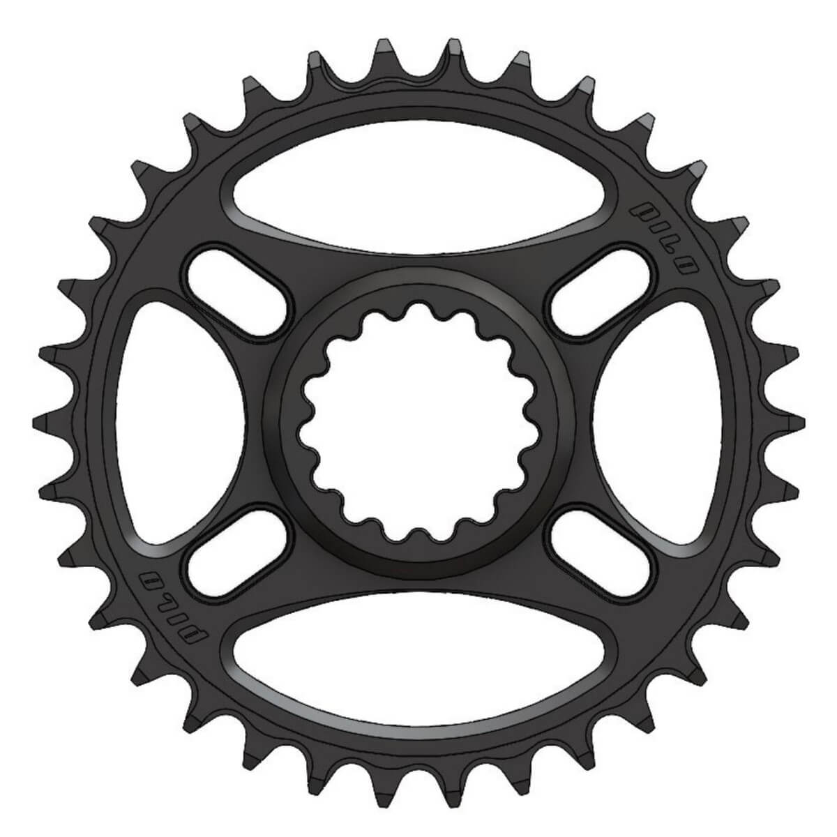 Pilo C74 e*thirteen direct Chainring Narrow Wide 34T Hyperglide+ Compatible
