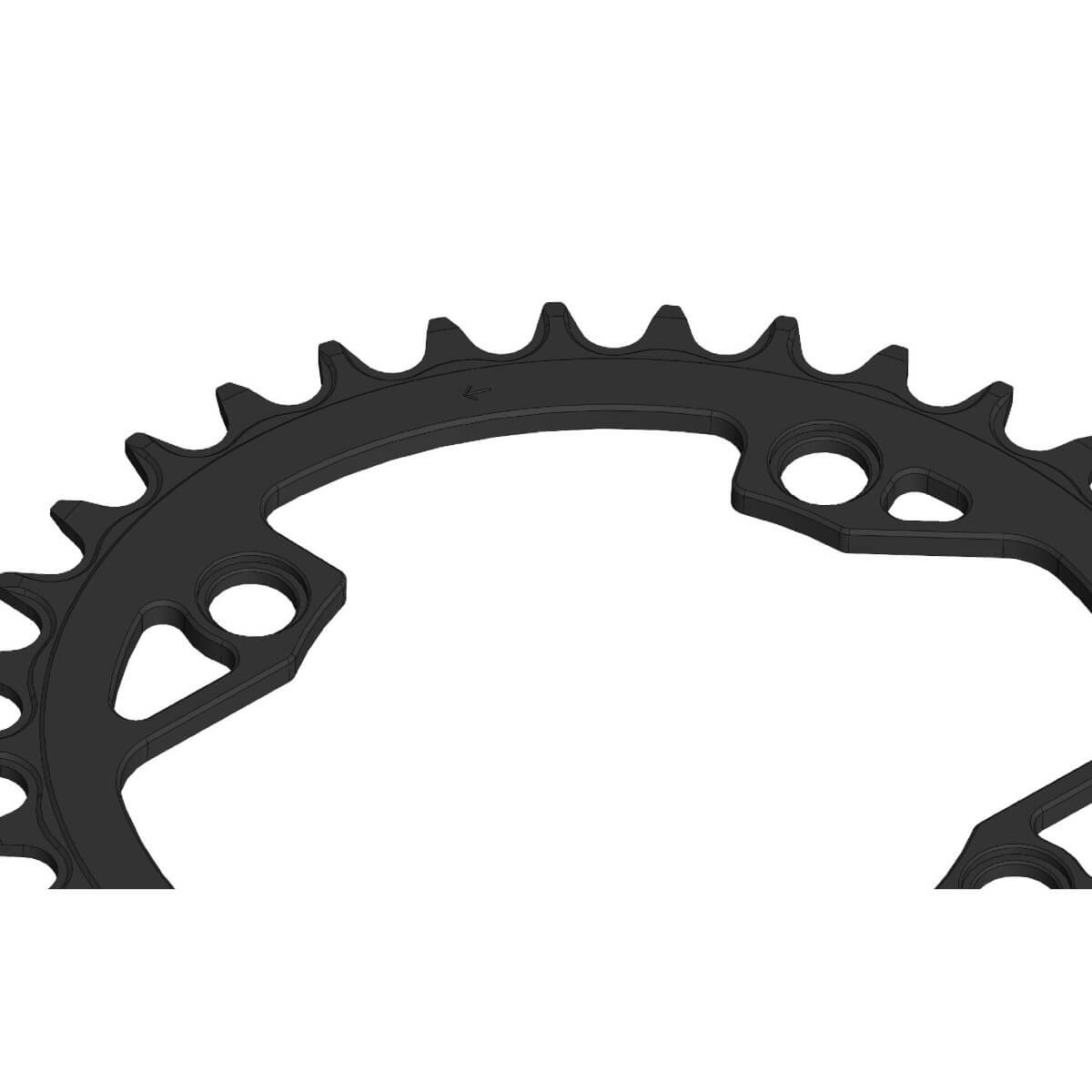 Plateau Pilo C33 34T étroit-large Asymétrique Shimano BCD104 - Neuf