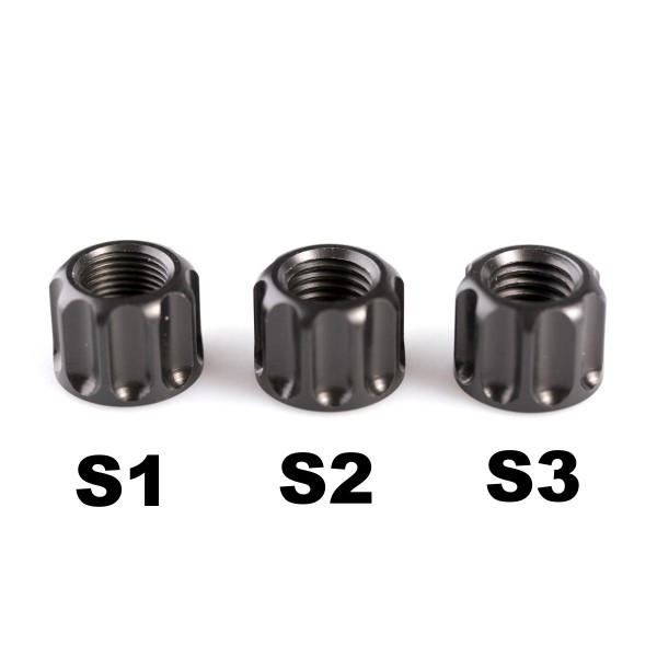 SRAM Complete Rear Axle Assembly Kit with Axle Threaded Lock Nuts and End 