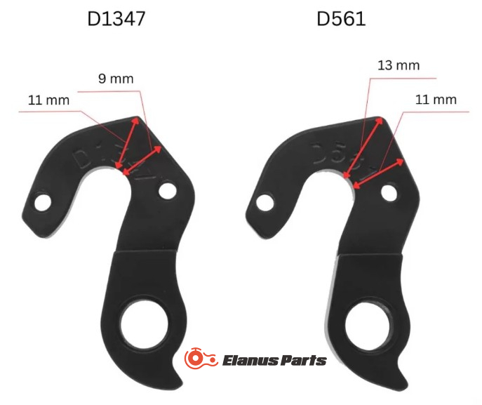 Examples of Different Derailleur Hanger Designs